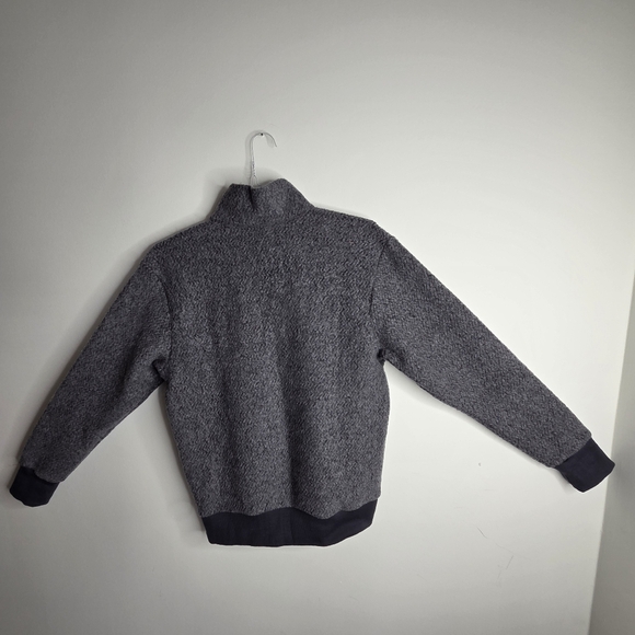 Patagonia Men's NWT Woolyester Fleece Pullover - Size Small - Gray - Quarter Zip - Picture 7 of 9